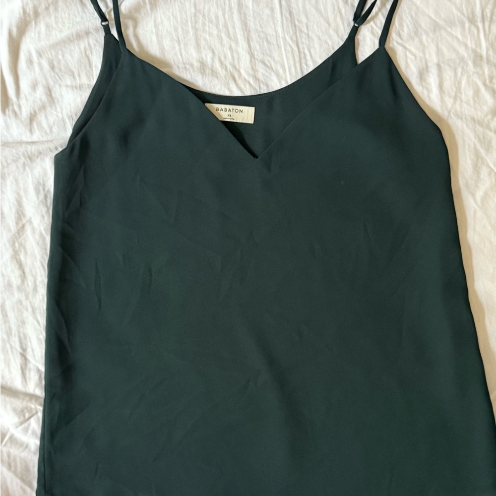 Babaton Women's Dark Green Camisole Top